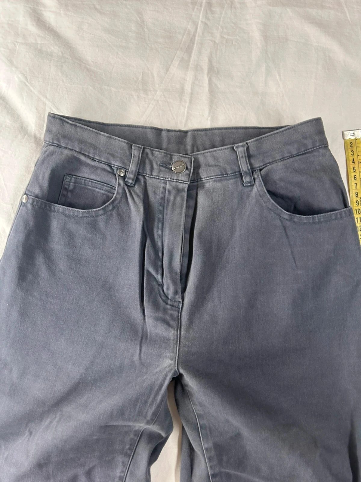 Cama®u high-waisted grey jeans size 38 – photo 3